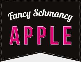 Fancy Schmancy Apple logo